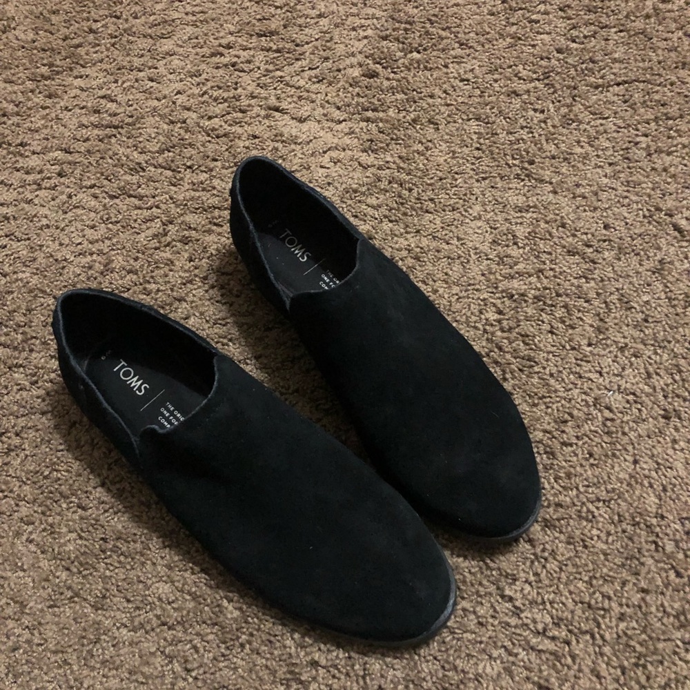 Black TOMS Booties Size 9
